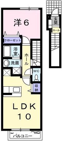 アウローラ赤坂の物件間取画像